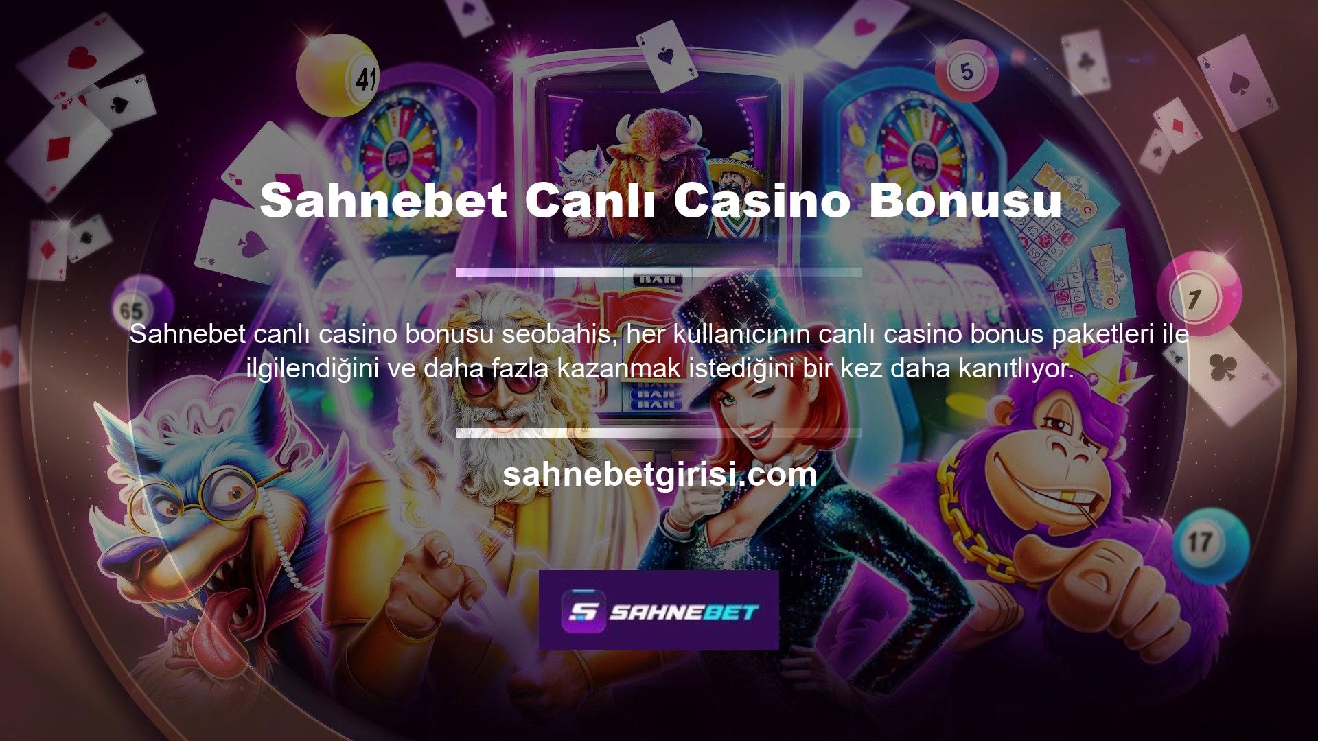 Çünkü casino bölümünde yer alan bonus seçenekleri size en zor zamanlarda bile çok para kazanma fırsatı sunabilmektedir